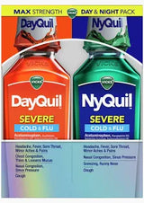 Vicks Dayquil/nyquil Severe Cold And Flu, Combo Pack, 12 Oz