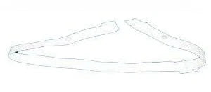 Adjustable medical supply strap with snap closures for home care equipment