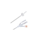 Sterile Foley catheter with balloon for home medical use, clear tube and dual ports