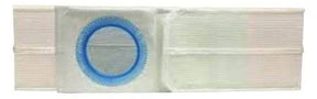 Sterile ostomy pouch barrier with blue adhesive ring for medical supply home delivery