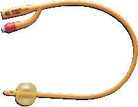 Gold 2-way Silicone-coated Foley Catheter 22 Fr 5 Cc