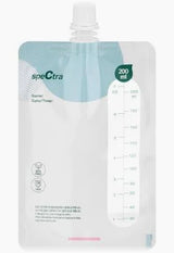 200ml medical-grade liquid storage bag with measurement markings and secure cap