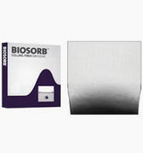 Biosorb sterile wound dressing box and cellulose fiber dressing pad