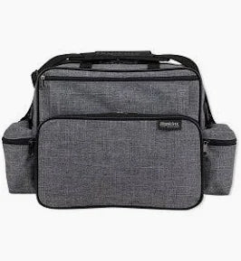 Hopkins Antimicrobial Home Health Shoulder Bag With Large Compartments, Gray