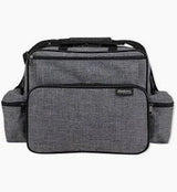 Hopkins Antimicrobial Home Health Shoulder Bag With Large Compartments, Gray