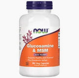 Now Foods Glucosamine & Msm V-caps, 750/250mg, 180 Ct