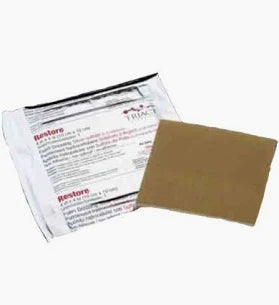 Restore Non-adhesive Foam Dressing With Silver And Triact Technology, 4" X 4"