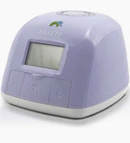 Compact medical device with display and buttons, suitable for home healthcare use