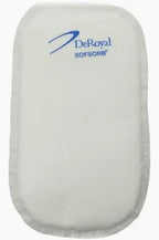 DeRoyal Sofsorb rectangular white medical dressing pad for wound care