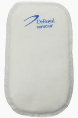 DeRoyal Sofsorb rectangular white medical dressing pad for wound care