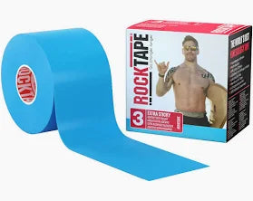 Rocktape H2o Kinesiology Tape, 2" X 16.4' Roll, Medical, Blue
