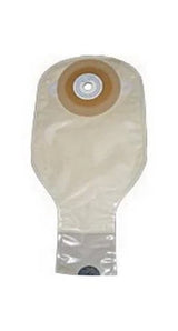 Ostomy bag with adhesive barrier for medical supply home delivery