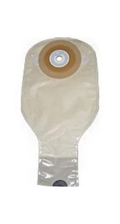 Ostomy bag with adhesive barrier for medical supply home delivery