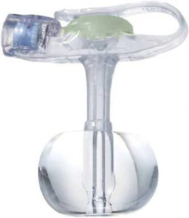 Clear medical tracheostomy tube with cuff, essential respiratory care device