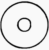Nu-barrier Discs: 1" I.d. - 2-1/2" O.d.