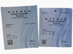 Two Vitale hydrogel impregnated wound dressing packages, medical supplies for home care