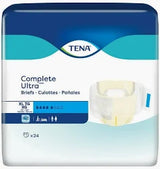 Tena Complete Ultra Incontinence Brief, Moderate Absorbency, Unisex, X-large, 24 Count
