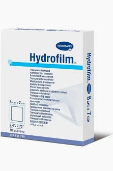 Hydrofilm Transparent Film Dressing W/ Polyacrylate Adhesive, 4" X 6".