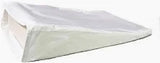 White foam wedge pillow with washable cover for medical comfort and support