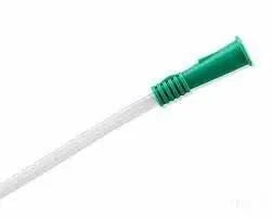 Medical catheter with green connector for home delivery of essential medical supplies