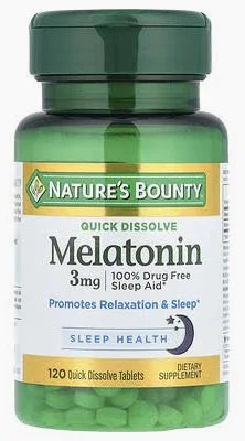 Nature's Bounty Melatonin Quick Dissolve Tablets, 3mg, 240 Ct