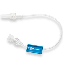 Microbore Extension Set With Slide Clamp 7", 1/3 Ml Priming Volume, Male And Female Luer Lock