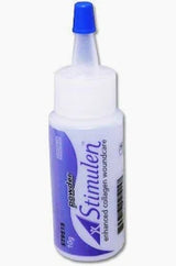 Bottle of StimuLene enhanced collagen wound care medical supply with pointed nozzle
