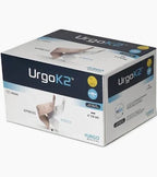 UrgoK2 compression bandage box for medical wound care, white background