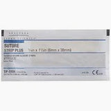Sterile suture strip plus medical wound closure strips in sealed packaging