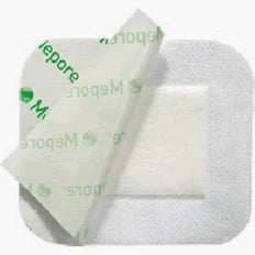 Mepore Adhesive Absorbent Dressing 3.6" X 4"