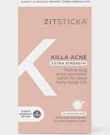 ZitSticka Killa Acne Extra Strength microdart patch box for fast-acting acne care.
