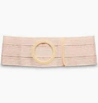 Special Nu-form 5" Beige Support Belt 2-1/8" Opening Placed 1" From Bottom Small, Left
