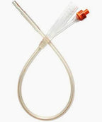 Sterile medical catheter tubing with clear connectors for home healthcare supply