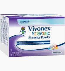 Vivonex Pediatric Nutritionally Complete Elemental Food Unflavored 1.7 Oz. Packet