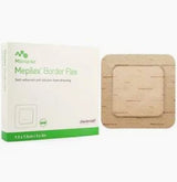 Mepilex Border Flex silicone foam dressing box and adhesive bandage pad