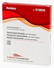 Restore Hydrocolloid Dressing With Foam Backing, 8" X 8"