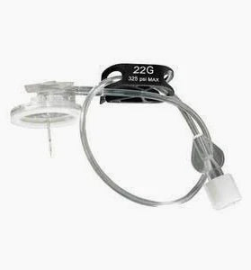 Surecan Safety Ii Needle 22g X 4/5" L, .18 Ml Priming Volume, Latex Free