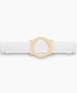 3" White, Cool Comfort, Nu-form Belt, Extra Large, 3-1/8" Center Opening