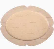 Mepilex Border Flex 5.1" X 6.3" Silicone Foam Dressing, Oval