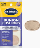 Dr. Scholl's bunion cushions pack and single cushion for foot pain relief