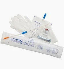 Gentlecath Hydrophilic Tiemann Urinary Catheter With Water Sachet And Insertion Kit, 12 Fr, Male 15.7"