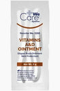 Packet of We Care Vitamins A&D Ointment, diaper rash ointment and skin protectant, 5g