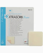 Xtrasorb Foam wound dressing 2 x 2 inch box with one square pad, medical supply product