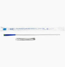 Trucath Hyrdophilic Intermittent Pediatric Catheter, Touch-free Sleeve, Coude Tip, Soft Pvc, 12fr, 16" Length