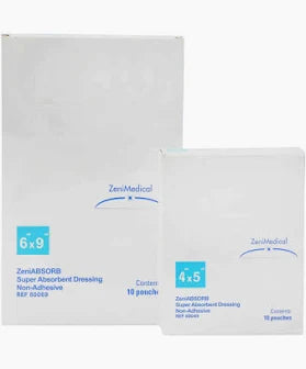 Zeni Medical Zenicol Ag 4" X 4" Collagen Dressing With Silver