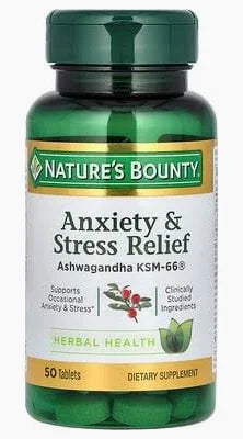 Nature's Bounty Anxiety & Stress Relief, 50 Ct