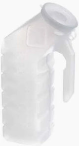 Male Urinal, 32 Oz., Cap Helps Confine Odors