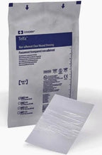 Non-adherent wound dressing in package with individual sterile pad for medical use