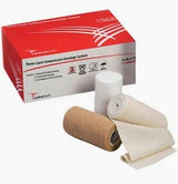 Three-layer compression bandage system with box, medical supplies for chronic care