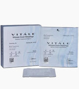 Vitale silicone cover dressings sterile medical supplies with packaging and single dressing pad
